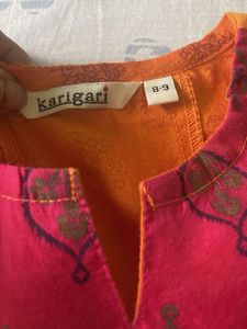 Karigari Festive Kurta Set 8-9 Yrs