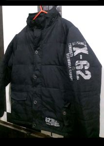 Black Winter Coat Fit To 15to 17 Yrs Boys