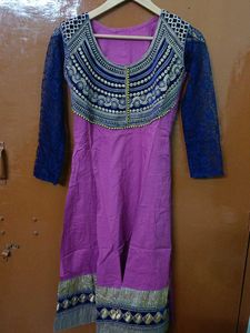 Round Kurta With Leggings Set