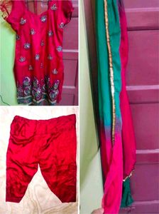 3 In 1 Designer Kurta Suit