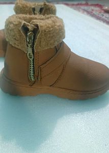 Cute Brown Baby Boots