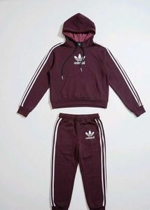 Adidas Burgundy Tracksuit