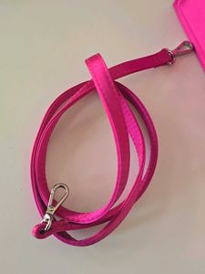 H&amp;M Hot Pink Satin Bag