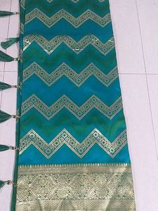 Green Katpather Saree