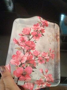 Floral Decorative Tray