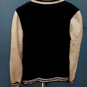 black Varsity Style Jacket