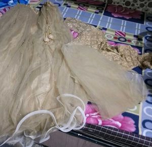 Golden Lehenga Choli Set