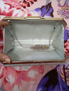 Glitter &amp; Sequined Wedding Bridal Clutch