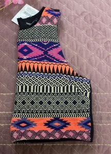 Aztec Print Crop Top, Brand New