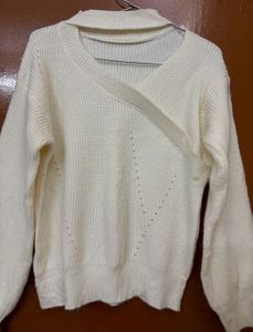 Korean Mocked Knit Sweater
