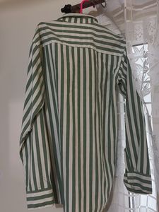 Striped Button-Down Shirt