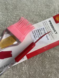 Silicone Non-Sticky Spatula and Oil Brush Reusable