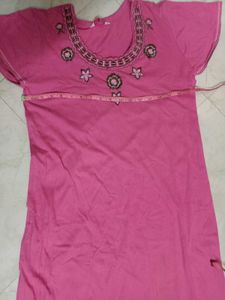 Pink Nighty Honeydew 36" Embroidery