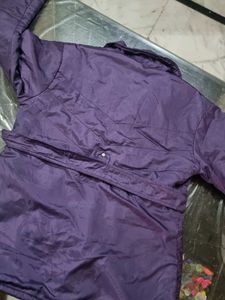 Purple Colour Beautiful Mini Long Coat