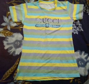 Gucci Striped Logo T-Shirt