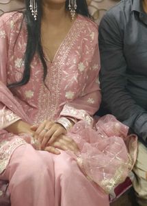 Latest Handwork Wedding Heavy Indo Western Dress