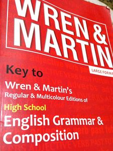 Wren &amp; Martin Grammar Book