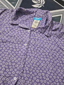 Floral Button-Down Shirt