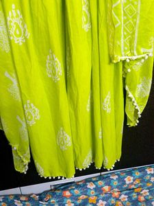 Lime Green Kurta Set