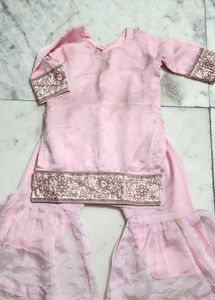 Cute Pink Kids Ethnic Set