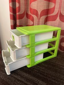 Plastic 3-Drawer Storage Organizer
