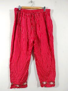 Red Striped Salwars (Women&#39;s)