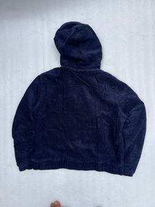 Vintage Corduroy Sherpa-Lined Hoodie