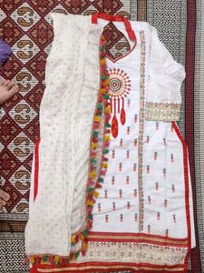 Ladies Plazoo Suit. Fully Stitched. 3pcs Set