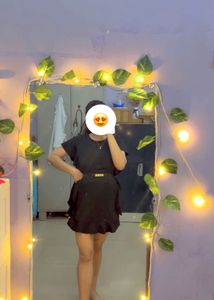 Black Ruffle Dress