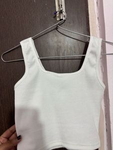 White Crop Top