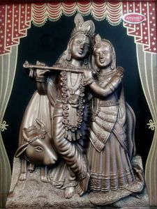 Krishna Radha Framed Art