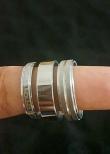 Mens Silver Rings/Set Of 3