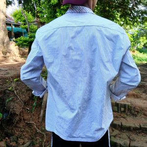 Striped Button-Down Shirt