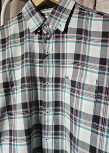 Lacoste Plaid Button-Down Shirt