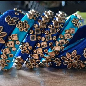 silk thread bangles 10bangles