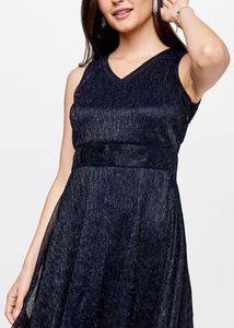 Shimmery Blue Party Wear+ HP Bag