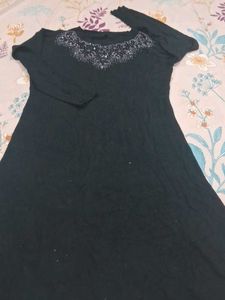 Elegant Black Kurta
