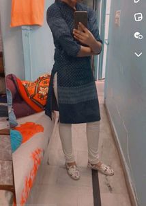 Elegant Blue Kurta WITH FREEBIES!!