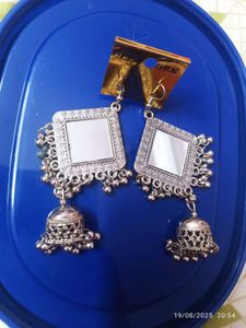New Mirror Jhumka Earrings