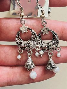 Woman Oxide Earrings Set of three