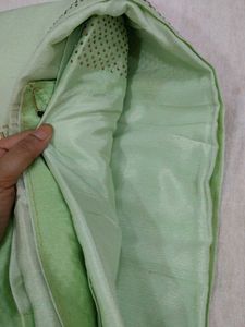 Elegant Light Green Saree