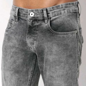 Stylish Gray Wavelength Jeans