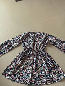 Floral Print Mini Dress