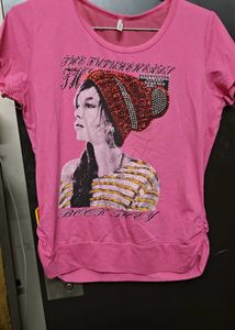 Pink Graphic Tee