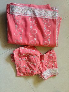 saree with blouse