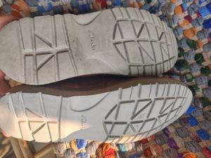 Clarks Brown Leather Casual Shoes factory rejected