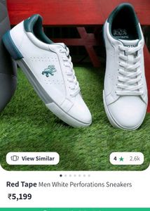 👟 REDTAPE Casuals for Men (White, Size 9)