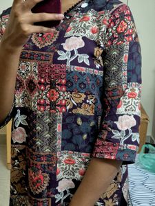 Boho Block Print Kurta – Elegant &amp; Comfortable