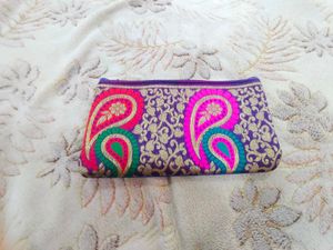 Women Multi Colour Pouch (Pack Of 2)
