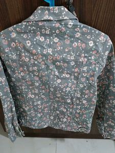 Cotton Jacket For Winter Floral Print